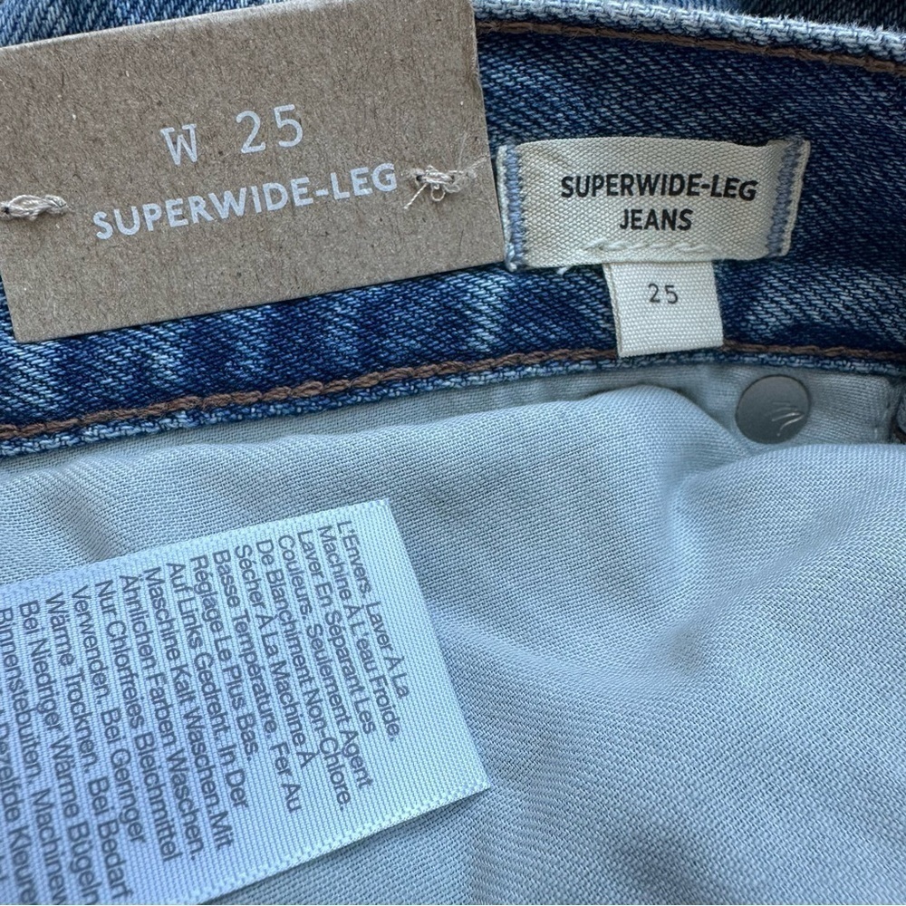 Madewell Super-wide-Leg Jeans in Larkins Wash - Picture 7 of 15